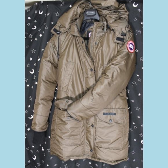 Canada Goose Trillium Parka Heritage Womens Down Coat Jacket S Brown Winter - Picture 4 of 16